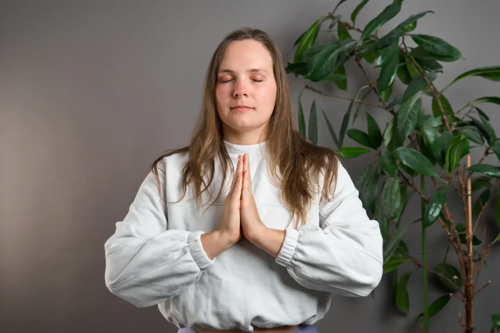 Jessi von Periomea Atemübung