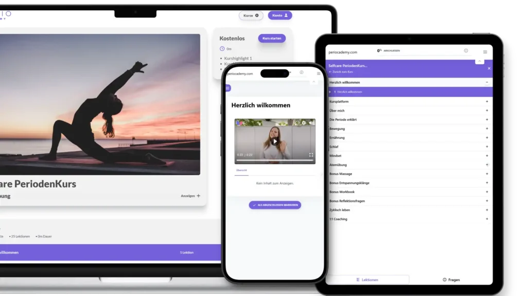 Selfcare Periodenkurs Mockup